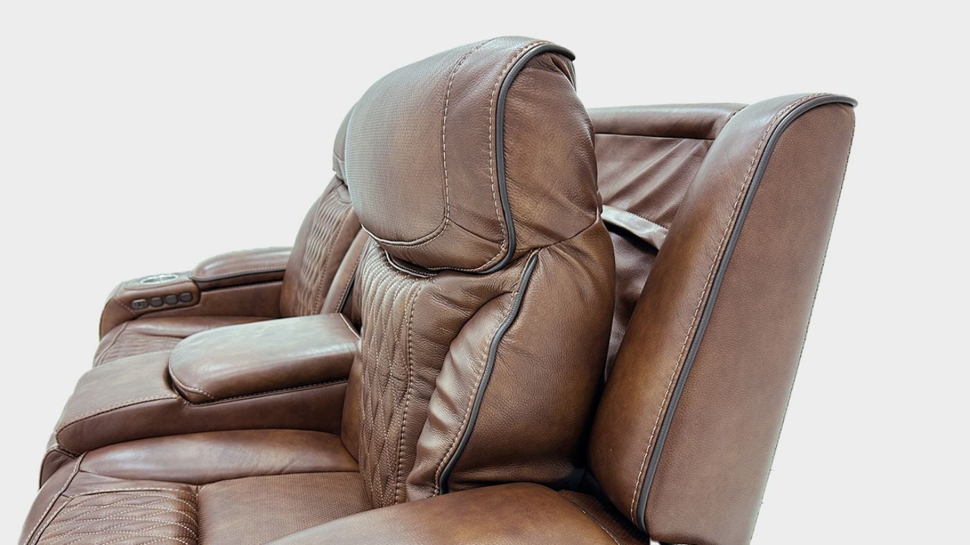Picture of Durango Power Leather Loveseat - Brown