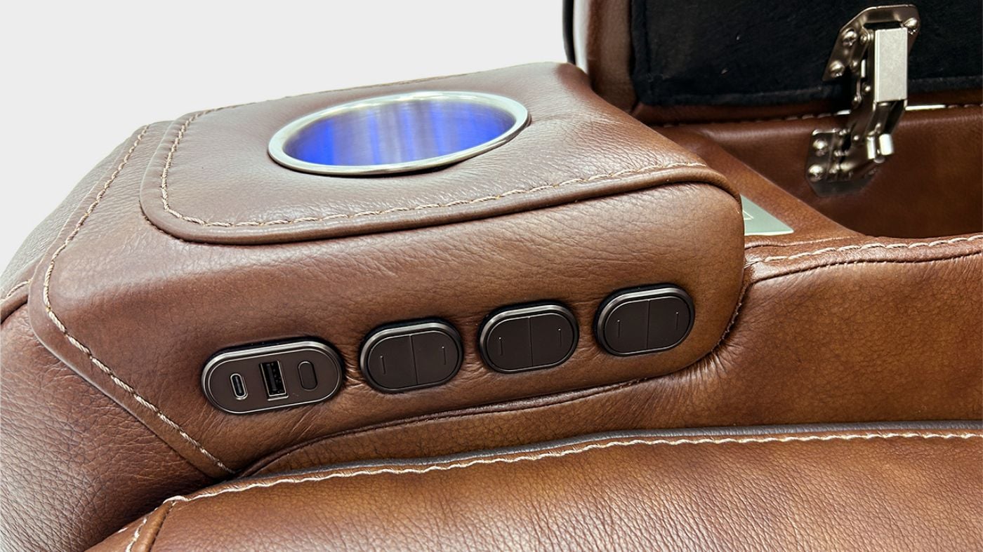 Picture of Durango Power Leather Recliner - Brown