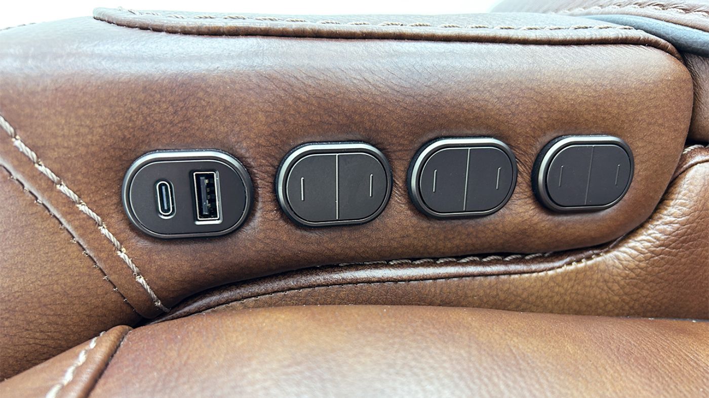 Picture of Durango Power Leather Recliner - Brown