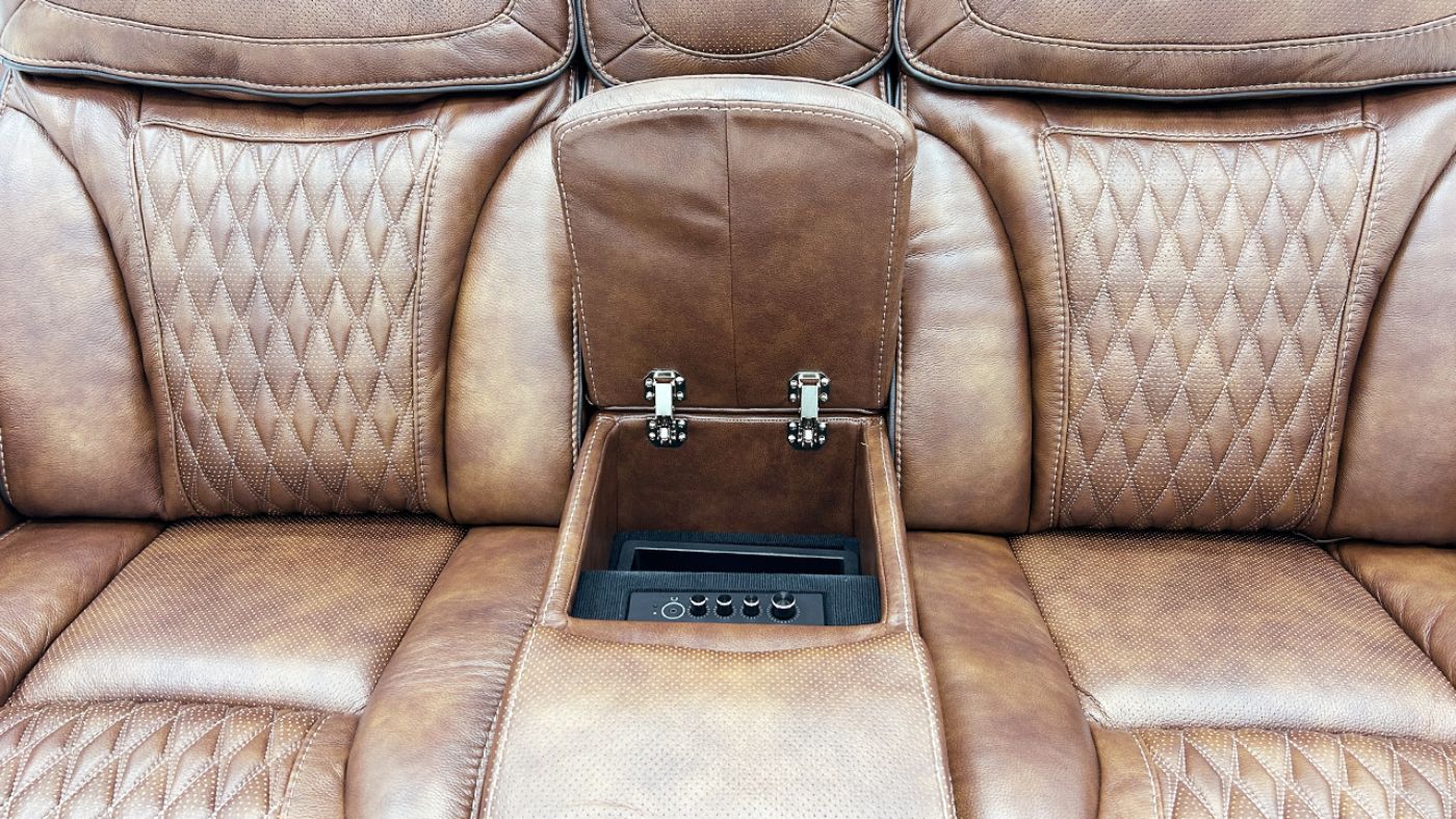 Picture of Durango 3-Piece Power Leather Sofa Set - Brown