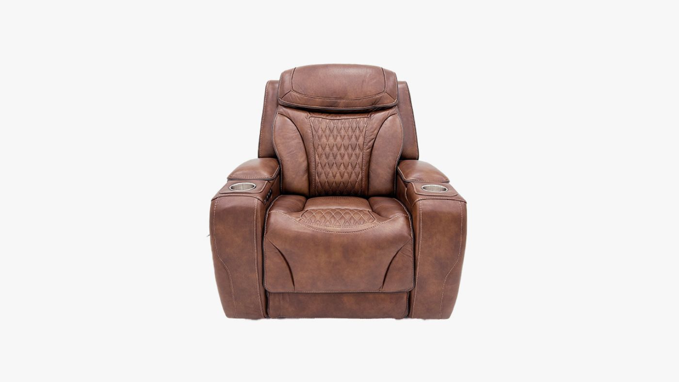 Picture of Durango 3-Piece Power Leather Sofa Set - Brown