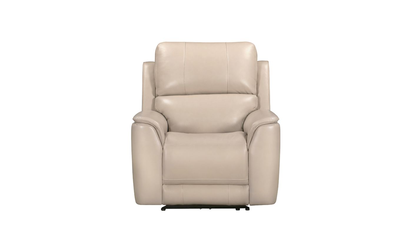 Picture of Easton Power Leather Sofa Set - Off White