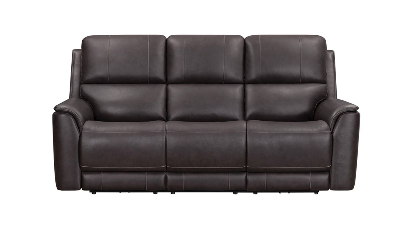 Picture of Easton Power Leather Sofa Set - Brown