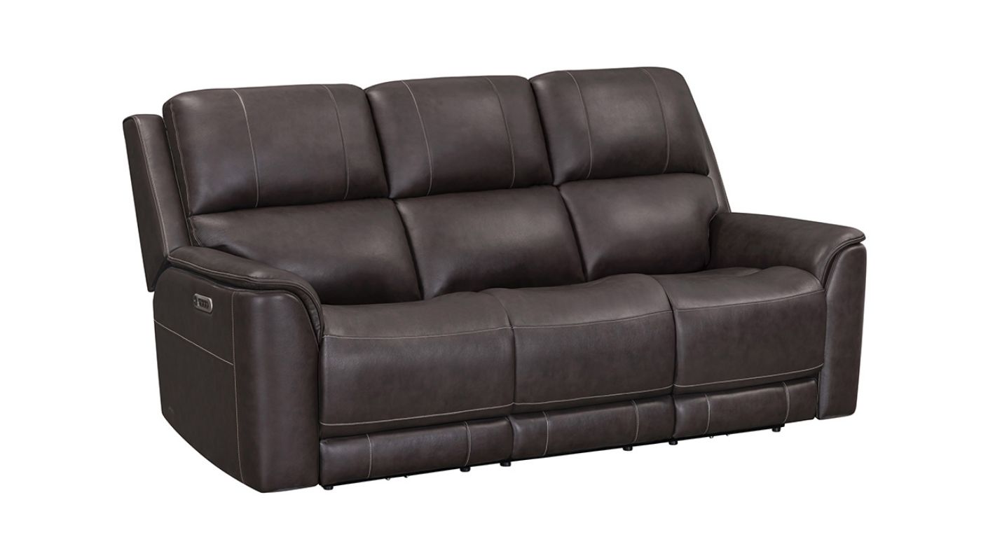 Picture of Easton Power Leather Sofa - Brown