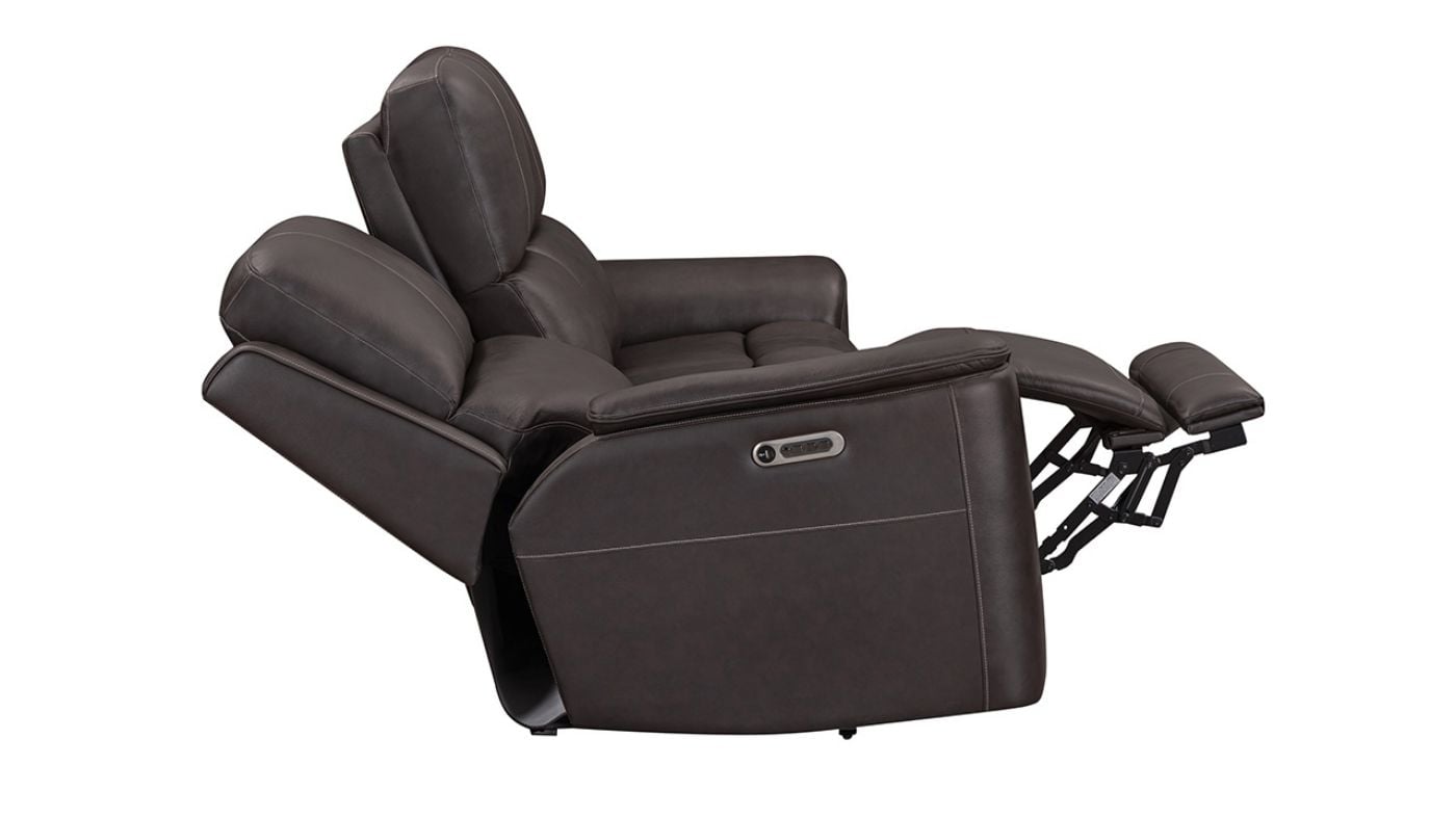 Picture of Easton Power Leather Sofa - Brown