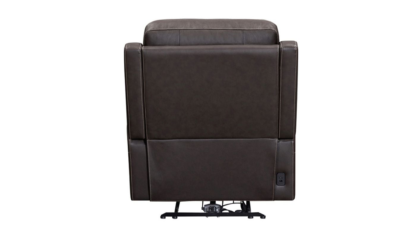 Picture of Easton Power Leather Recliner - Brown