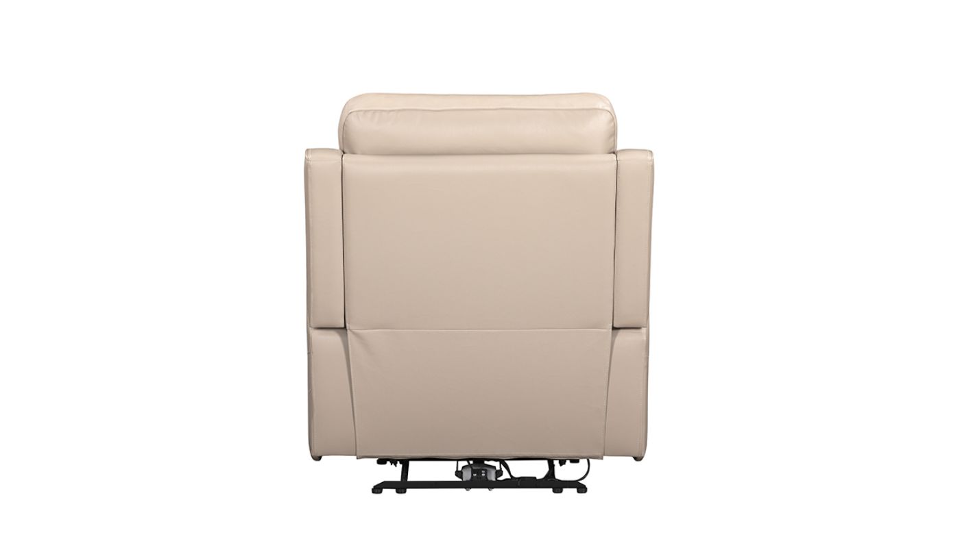 Picture of Easton Power Leather Recliner - Off White