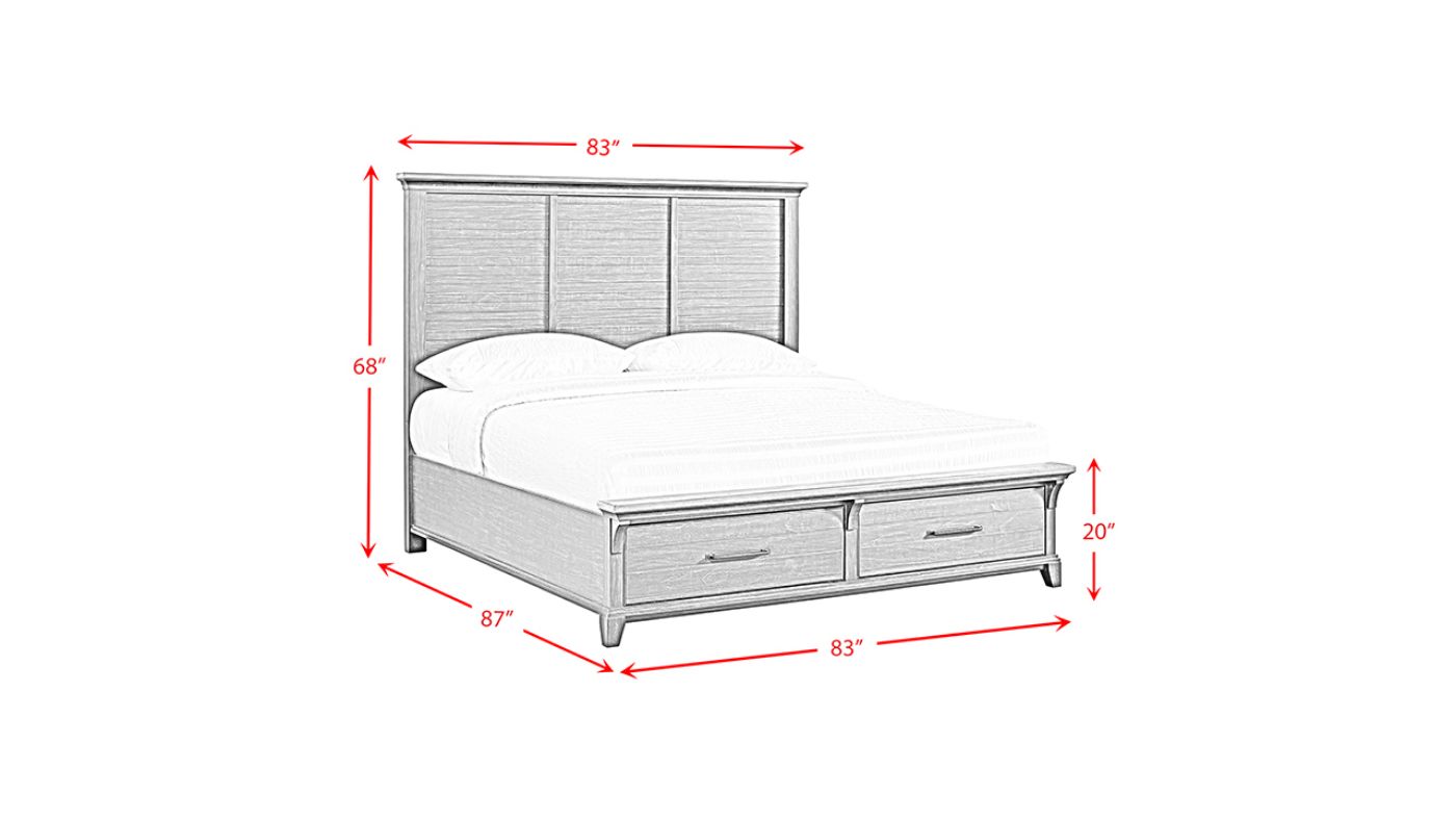 Picture of Montrose King Storage Bed