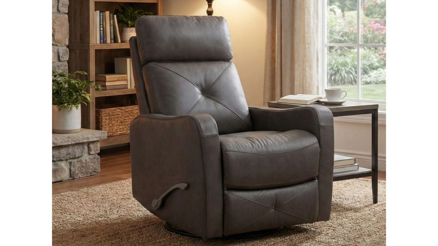 Picture of Hayes Swivel Recliner - Gray