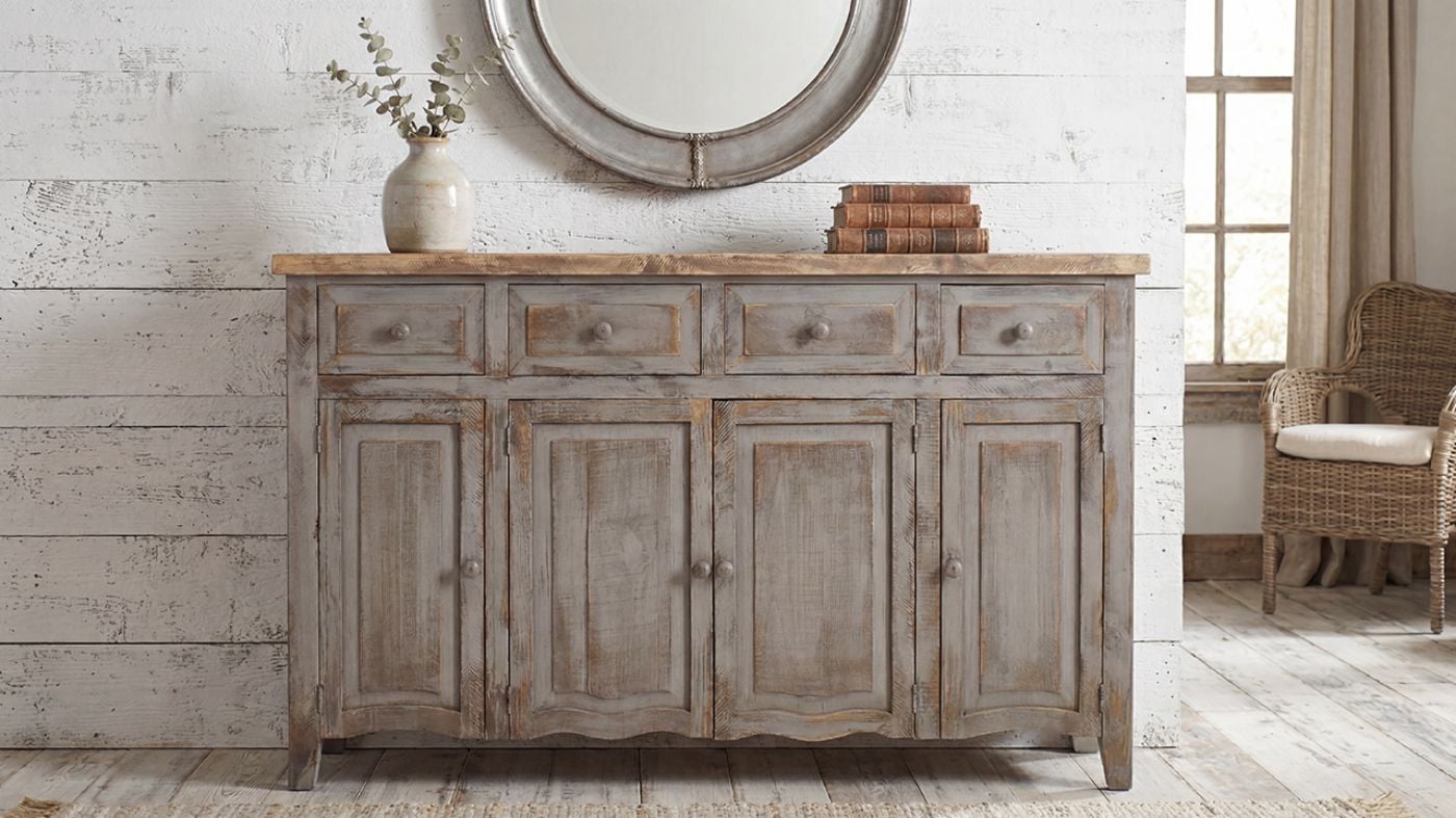 Picture of Lexie 4-Door Console - Gray