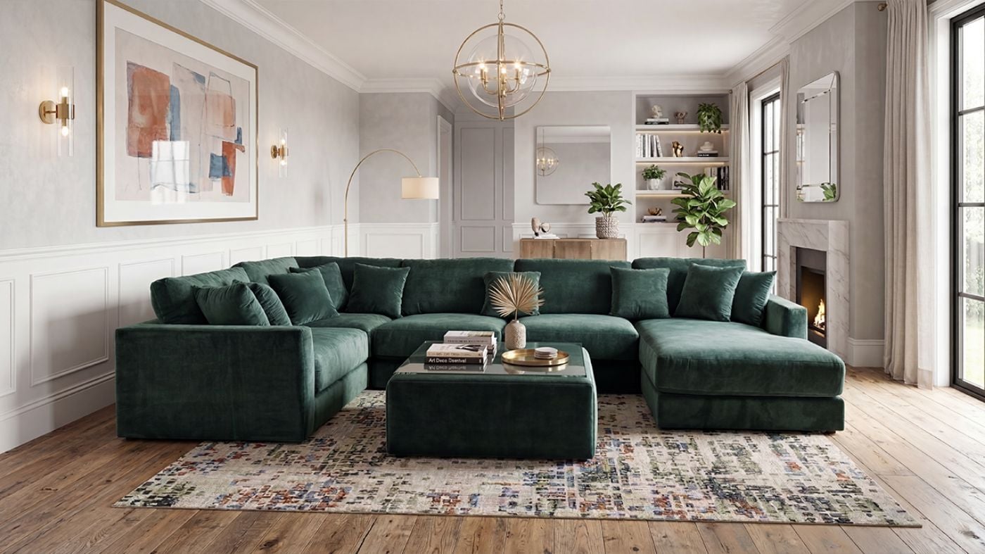 Picture of Remington Right Sectional - Green