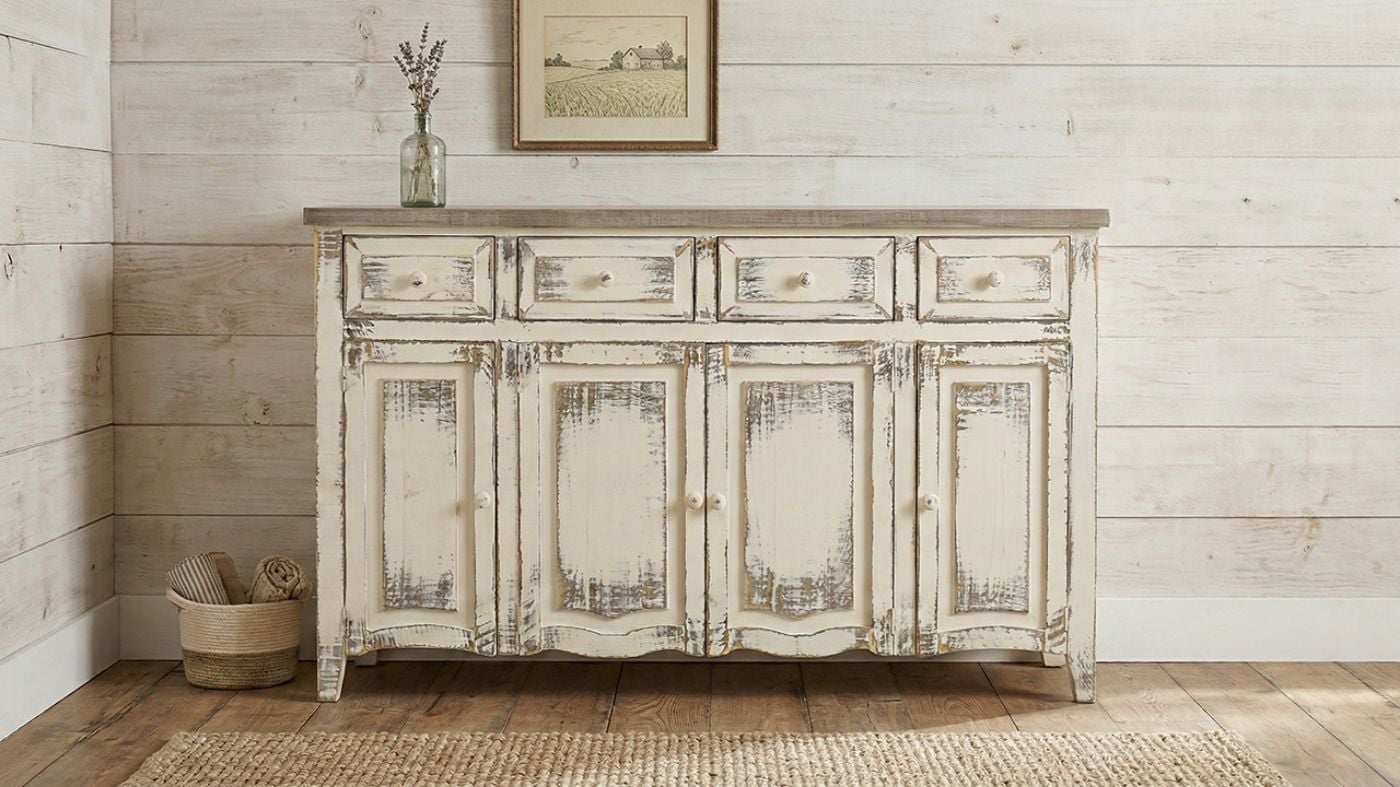 Picture of Lexie 4-Door Console - Off White