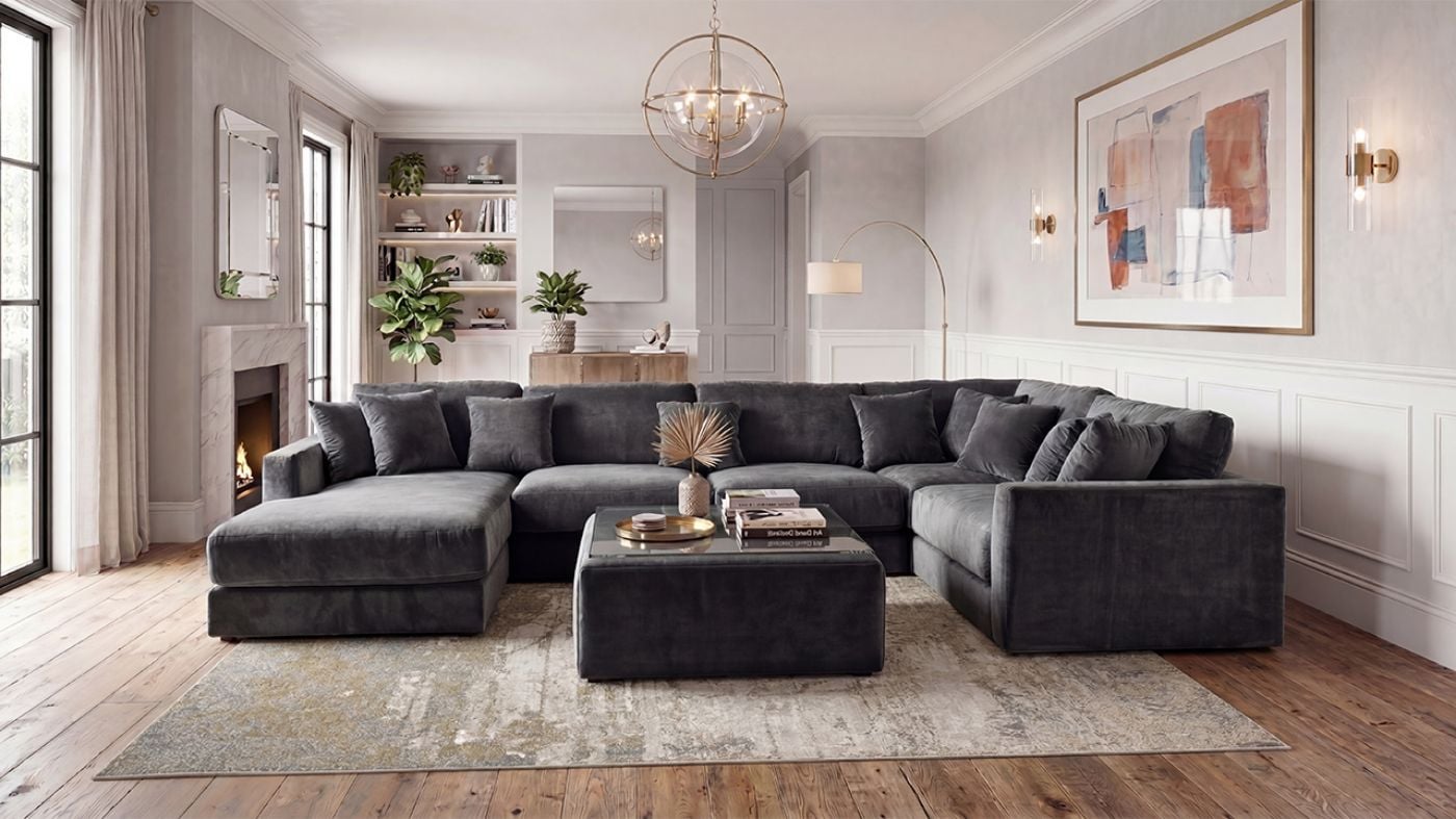 Picture of Remington Left Sectional - Gray