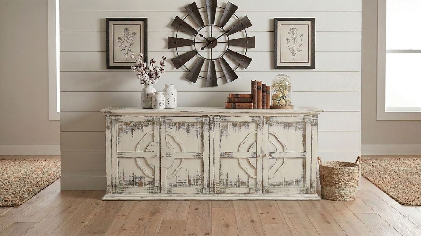 Picture of Beth 4-Door Console - White