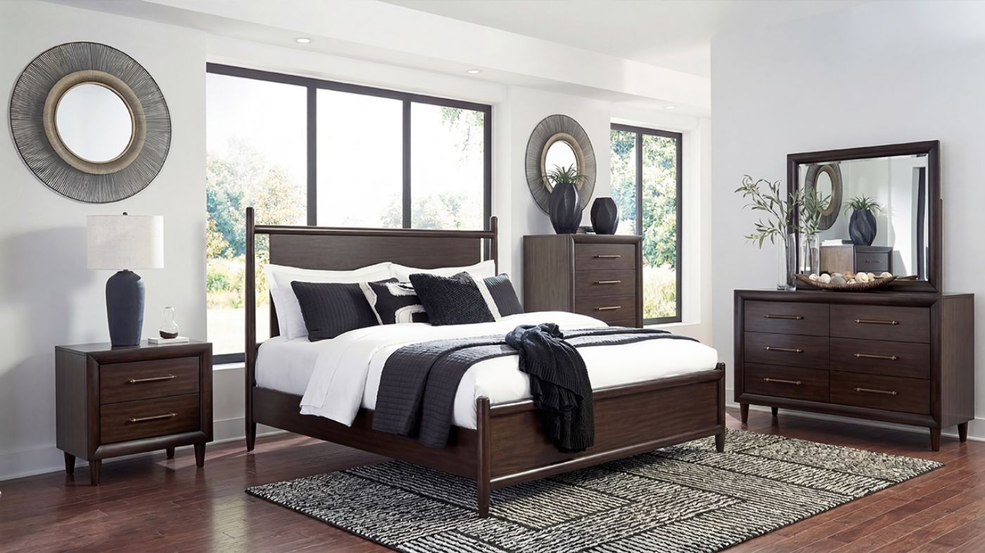 Picture of Dantenton King Panel Bedroom Set