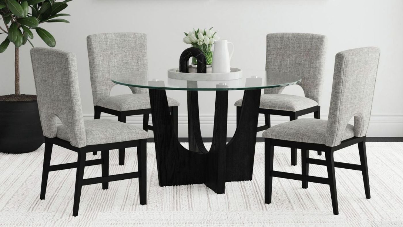 Picture of Oregon 5-Piece Glass Dining Set