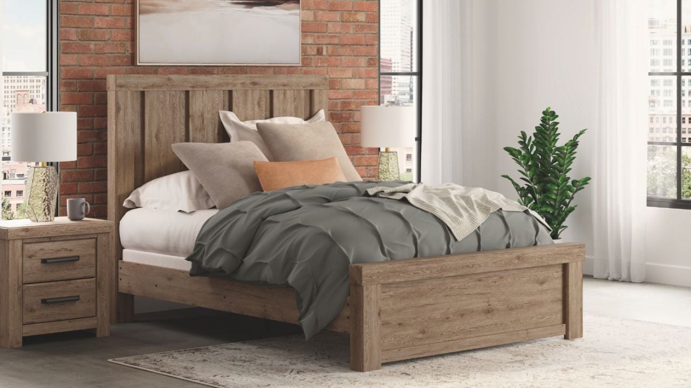 Picture of Oliandon Queen Panel Bed