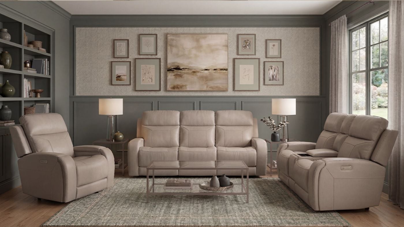 Picture of Stevenson Power Sofa Set - Beige