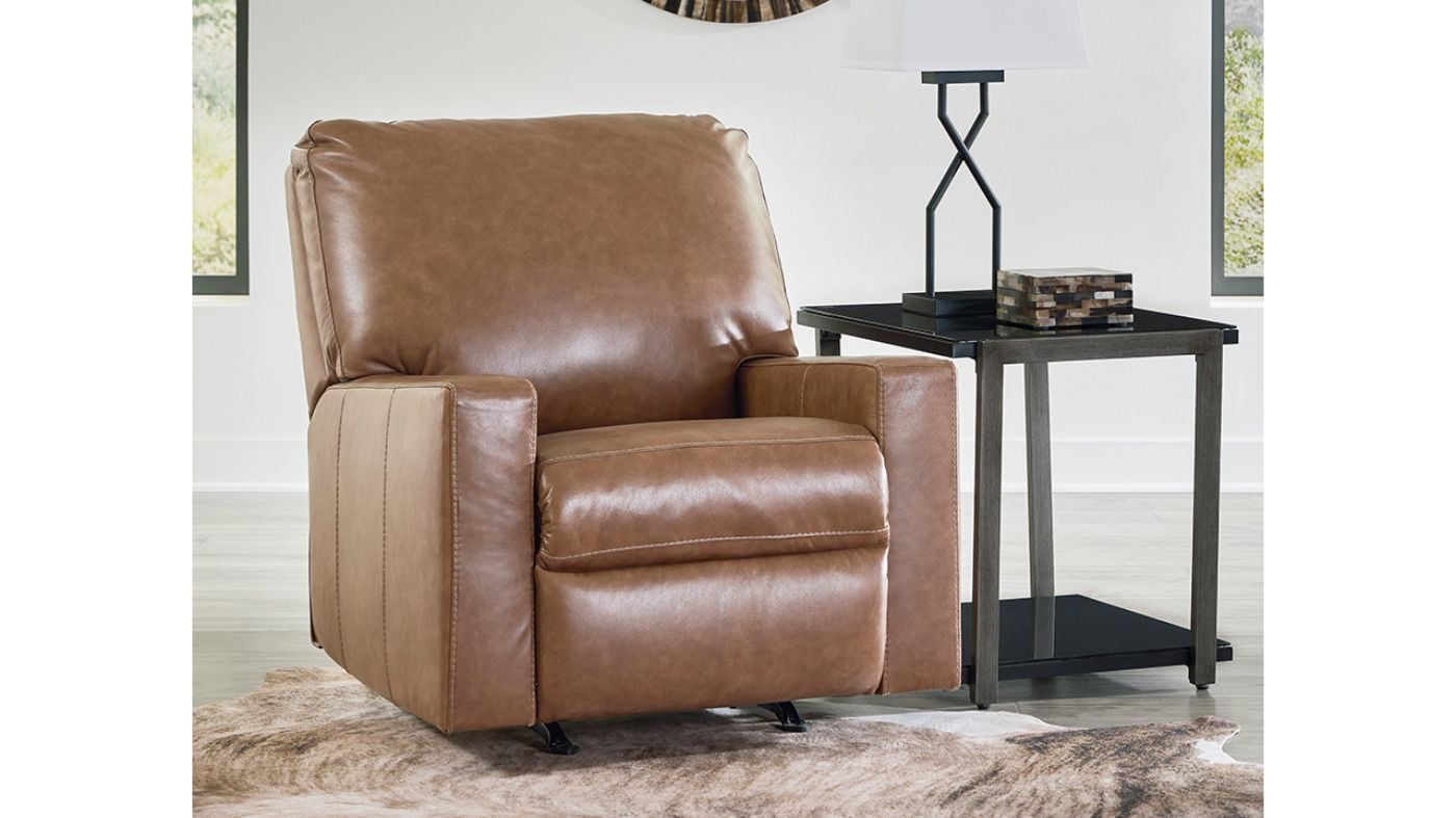 Picture of Bolsena Leather Rocker Recliner - Brown