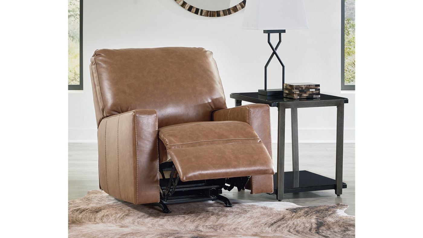 Picture of Bolsena Leather Rocker Recliner - Brown