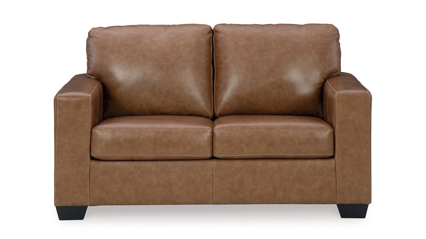 Picture of Bolsena Leather Sofa Set - Brown