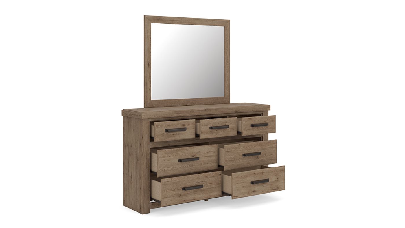 Picture of Oliandon Dresser with Mirror