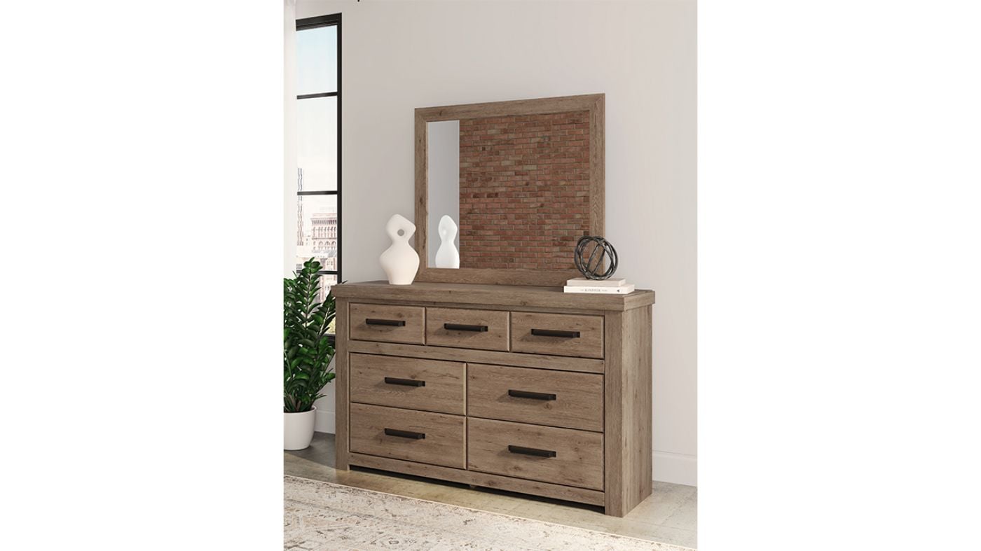 Picture of Oliandon Dresser with Mirror