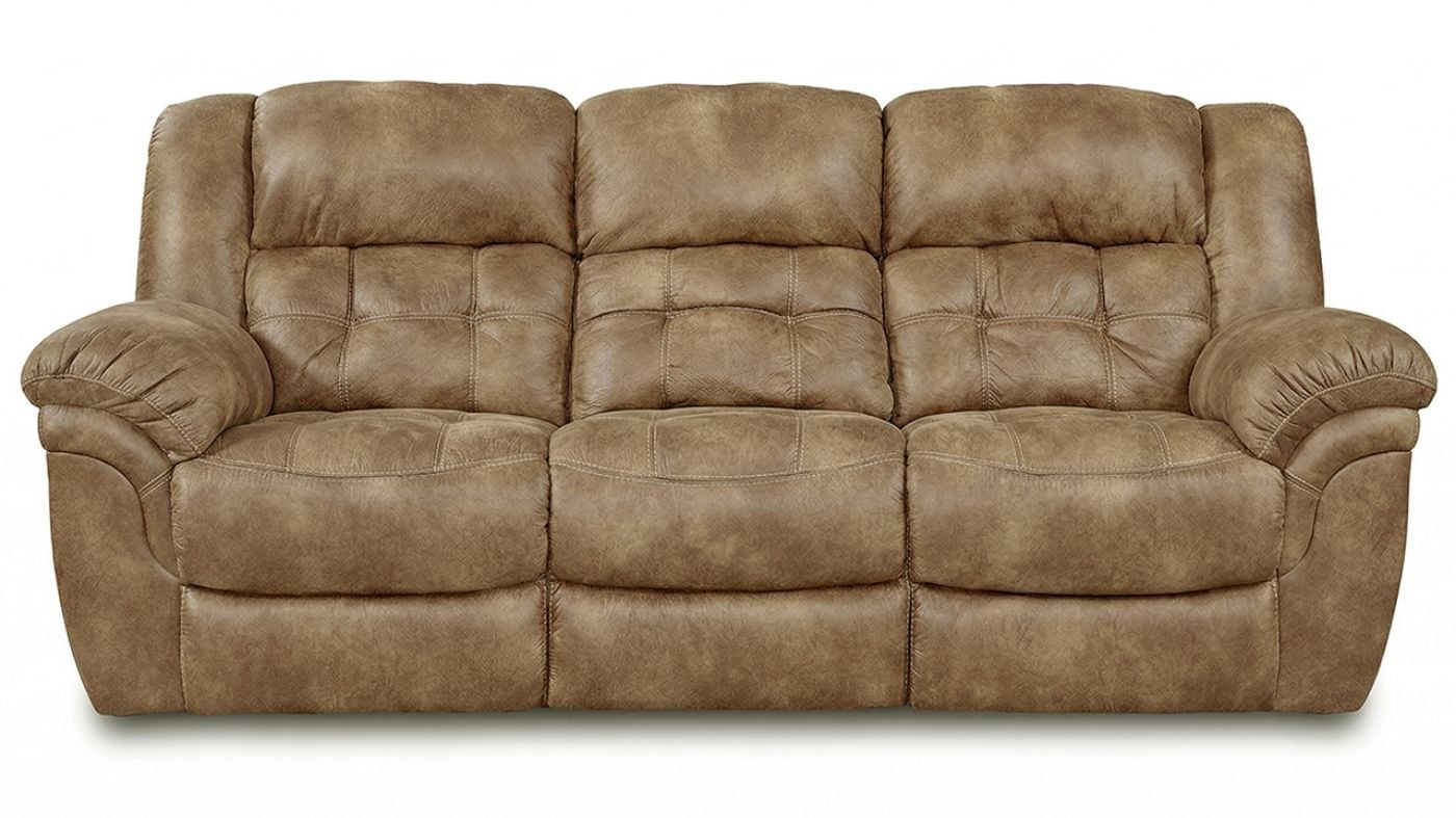 Picture of Denton Power Sofa - Brown