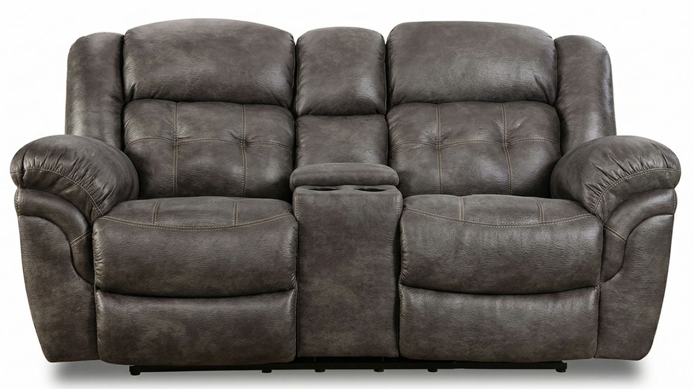 Picture of Denton Power Loveseat - Gray