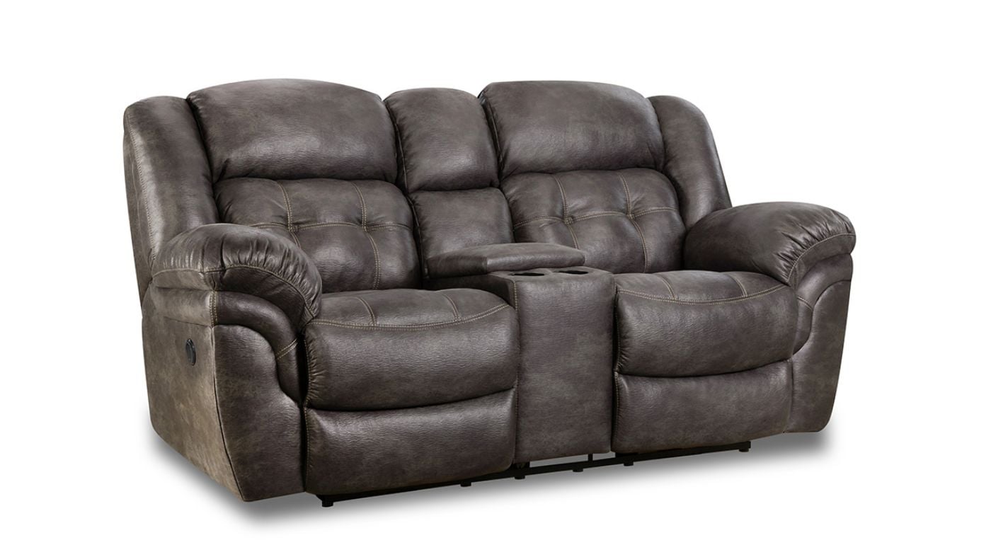 Picture of Denton Power Loveseat - Gray
