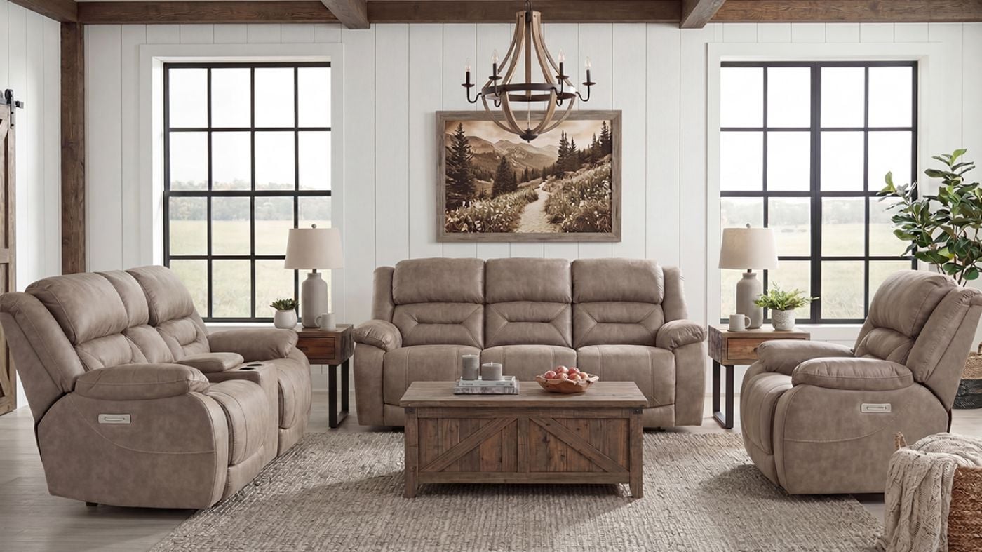 Picture of Skywalker Power Sofa Set - Fog