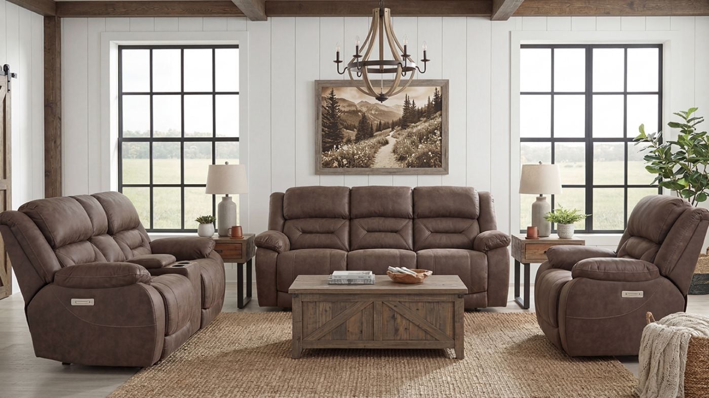 Picture of Skywalker Power Sofa Set - Brown