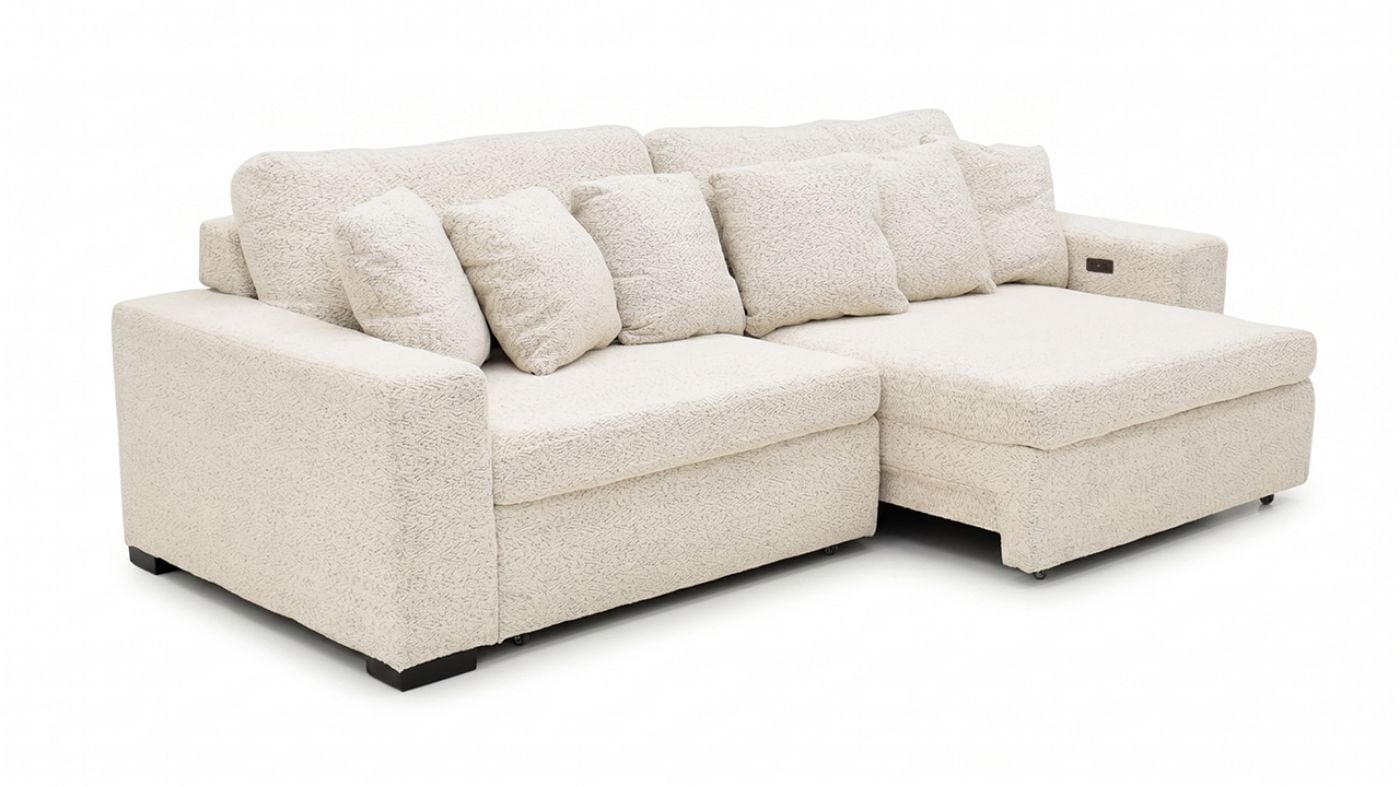 Picture of Katy Power Slider Sofa - White