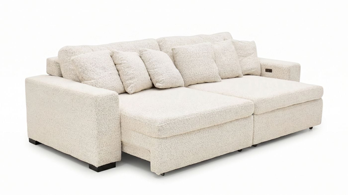 Picture of Katy Power Slider Sofa - White