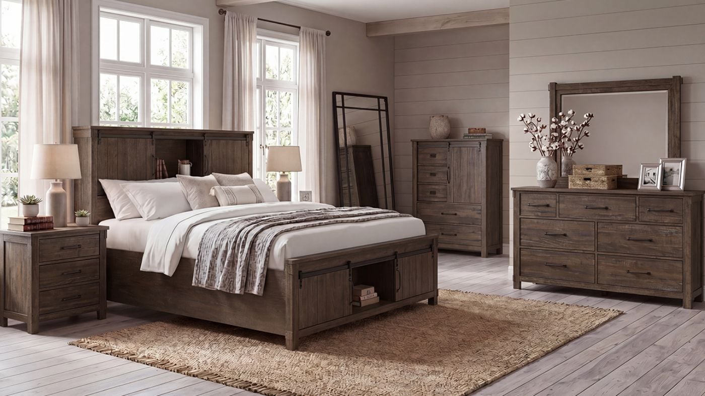 Picture of Scott King Storage Bedroom Set