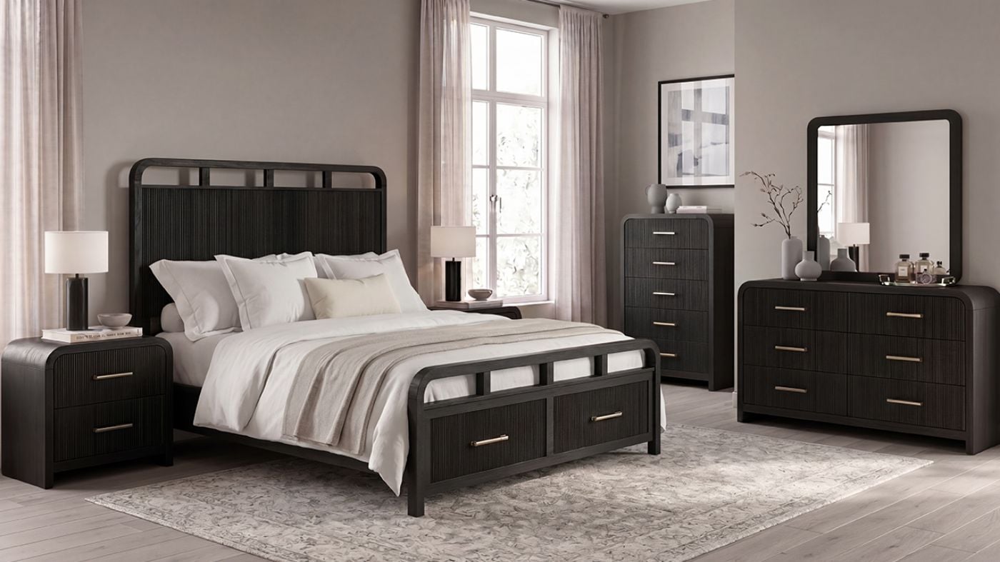 Picture of Ridgemont King Storage Bedroom Set - Black
