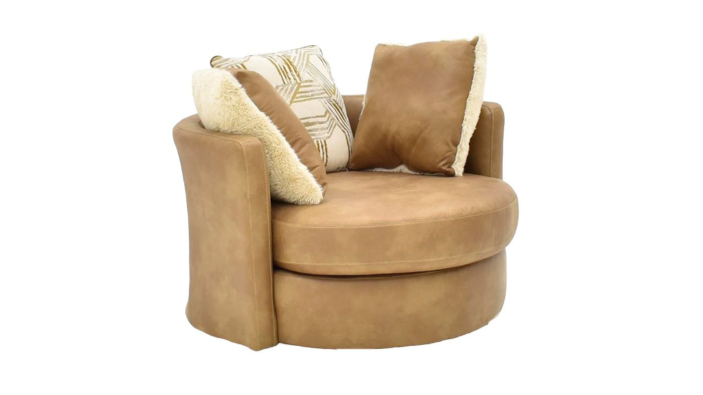 Picture of Crow Swivel Chair - Camel