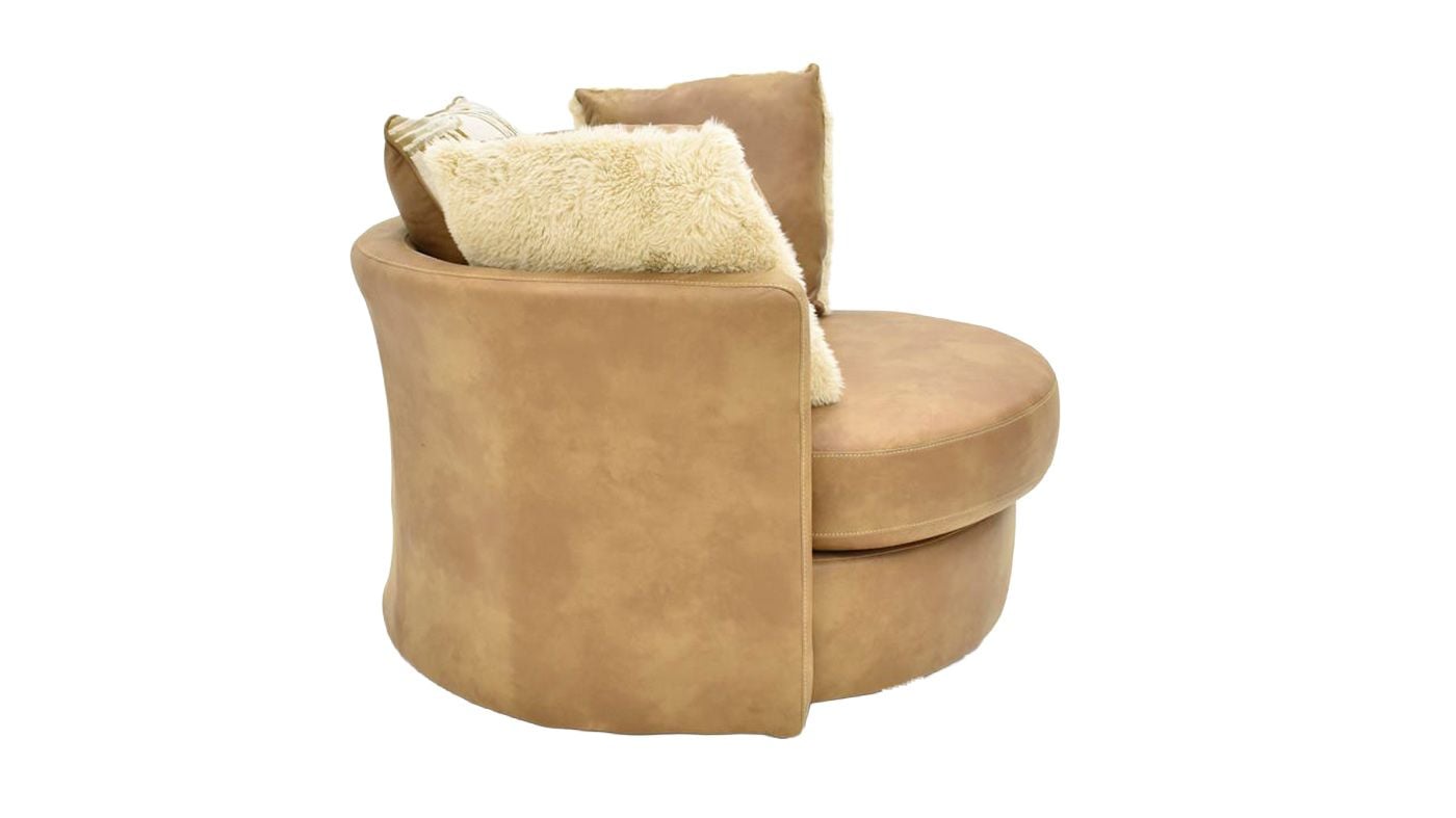 Picture of Crow Swivel Chair - Camel