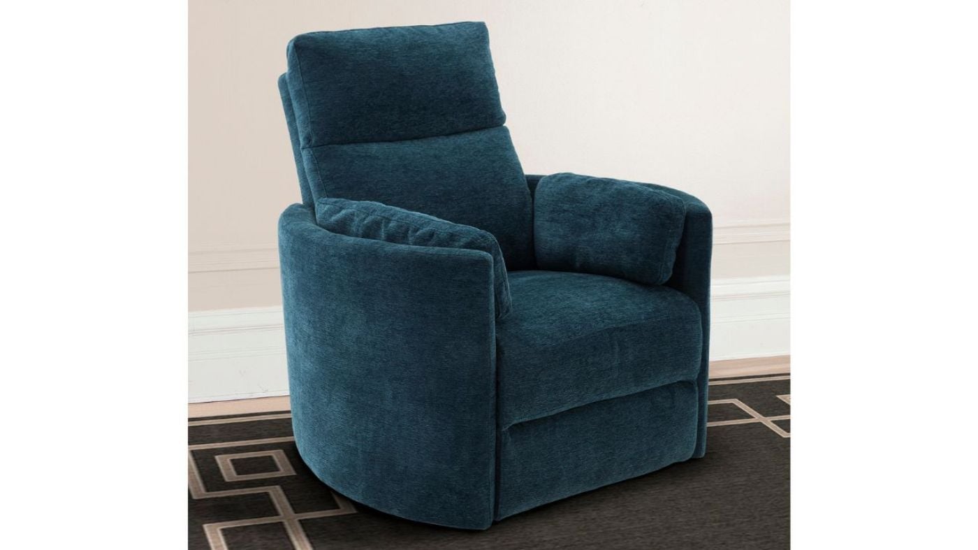 Picture of Radius Power Swivel Glider Recliner - Peacock