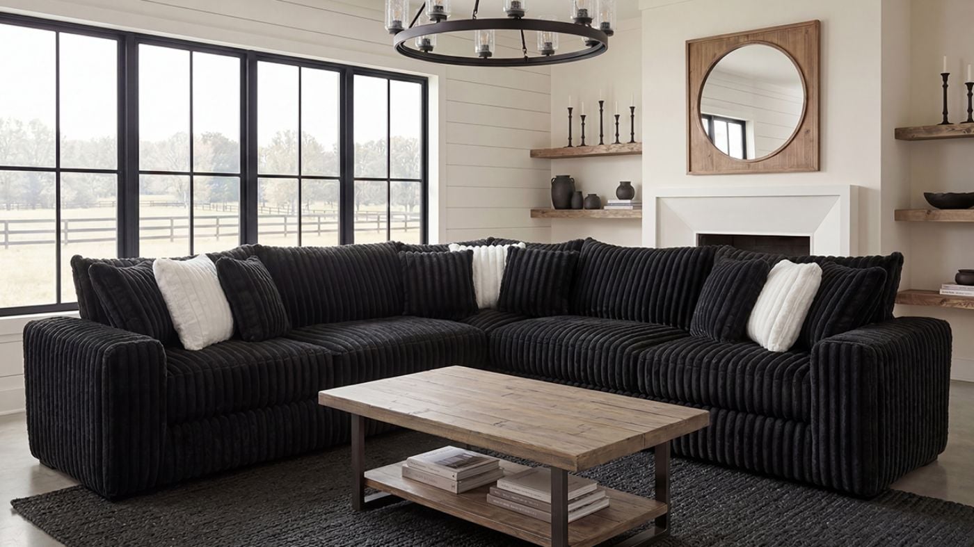 Picture of Mondo Sectional - Black