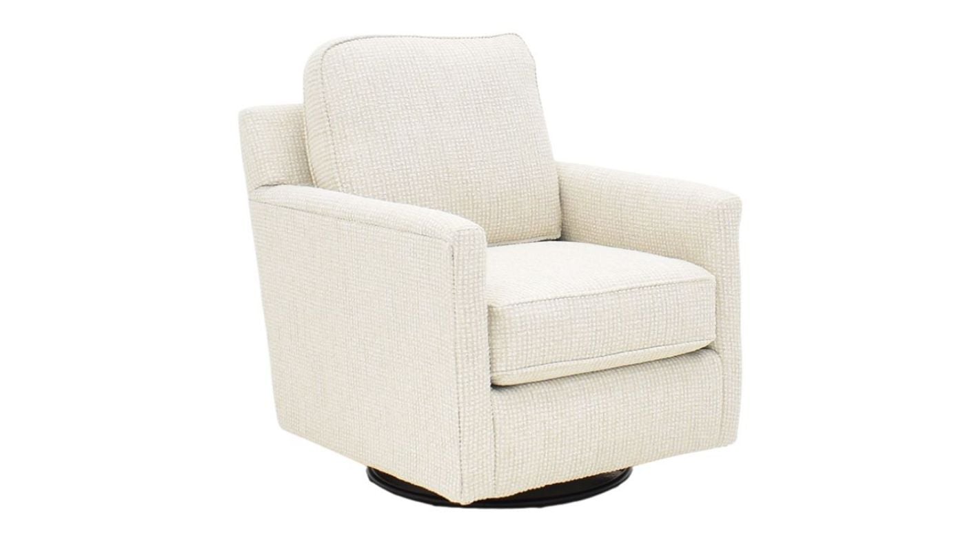 Picture of Hogan Swivel Glider Chair - Off White
