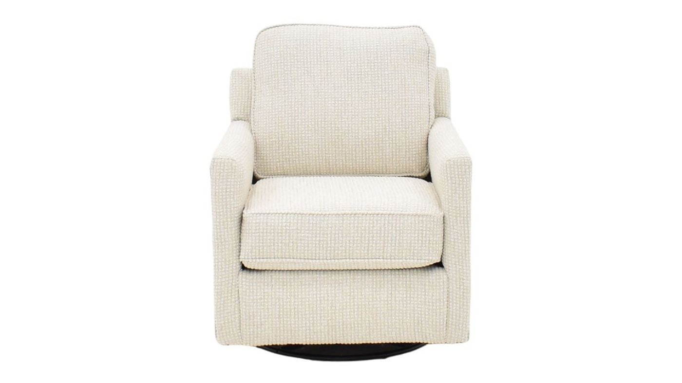 Picture of Hogan Swivel Glider Chair - Off White