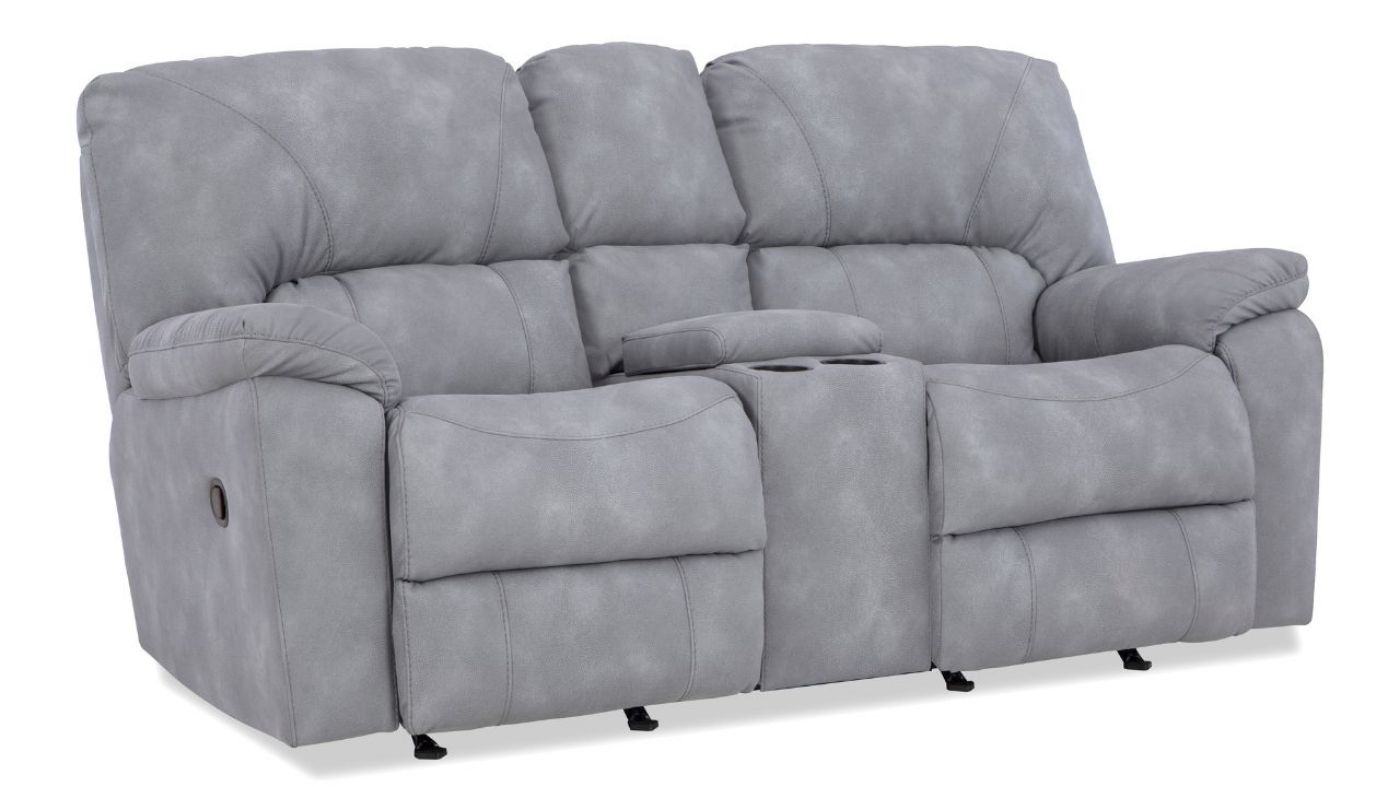 Picture of Rhino Rocker Reclining Loveseat - Gray