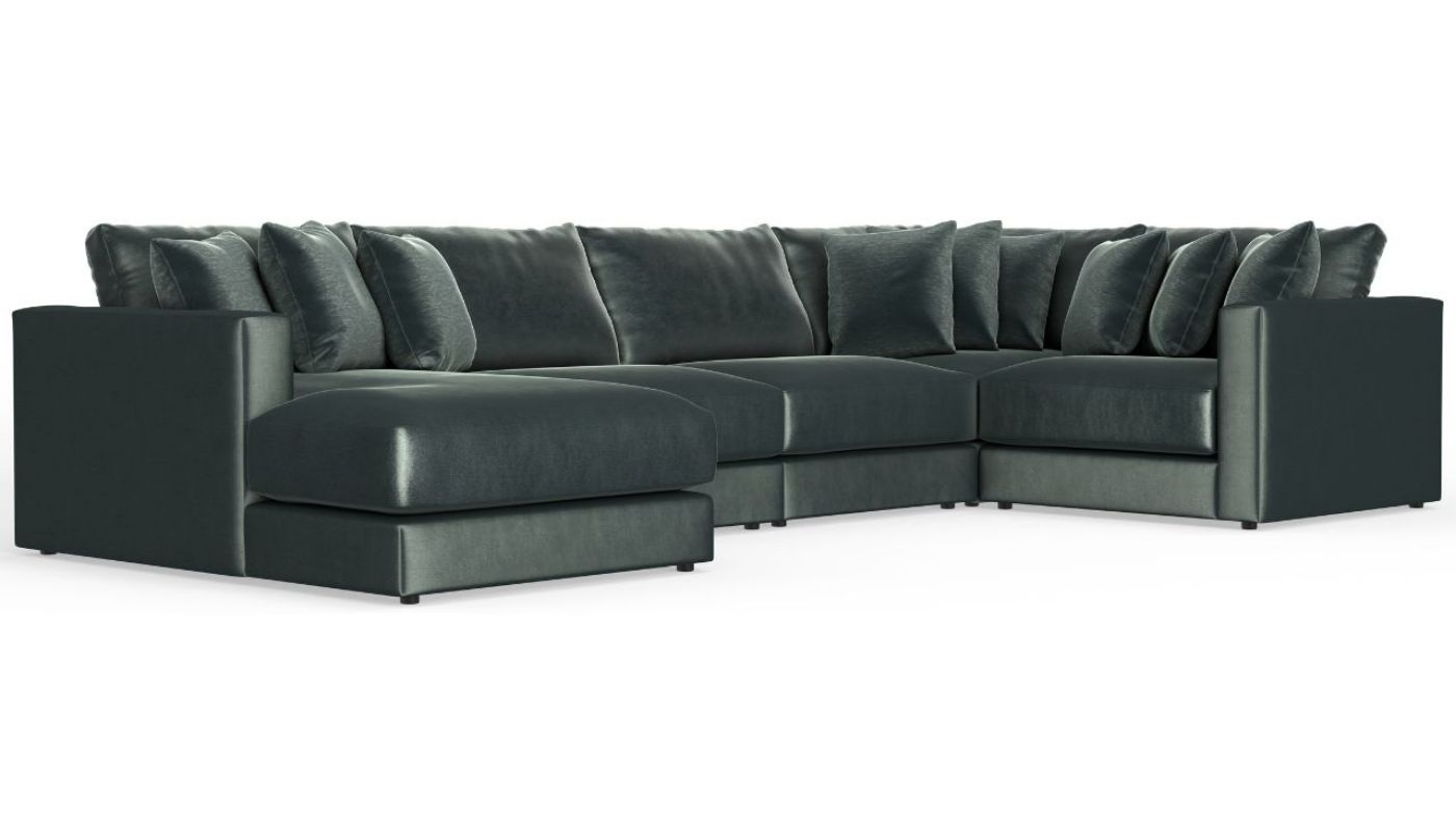 Picture of Remington Left Sectional - Green