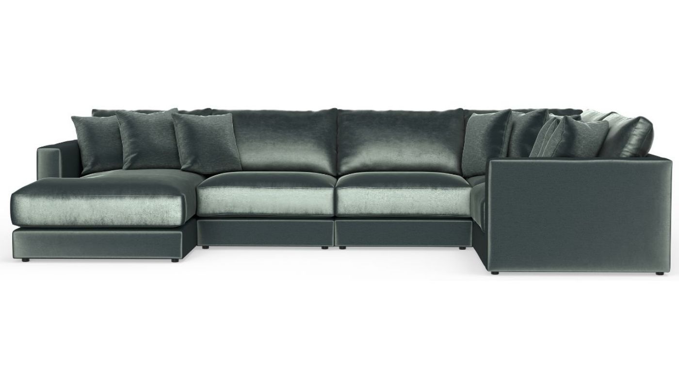 Picture of Remington Left Sectional - Green