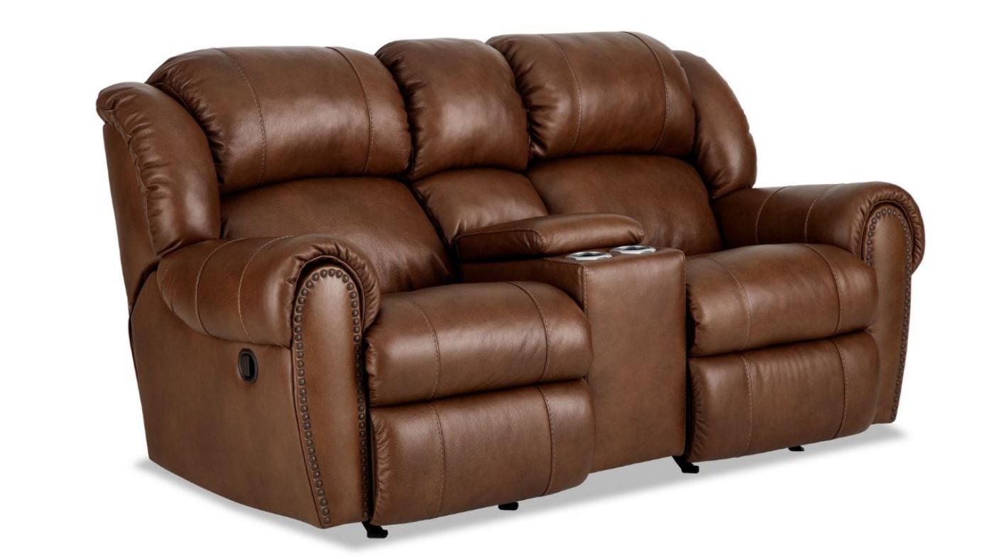 Picture of Laredo Reclining Leather Sofa Set - Brown