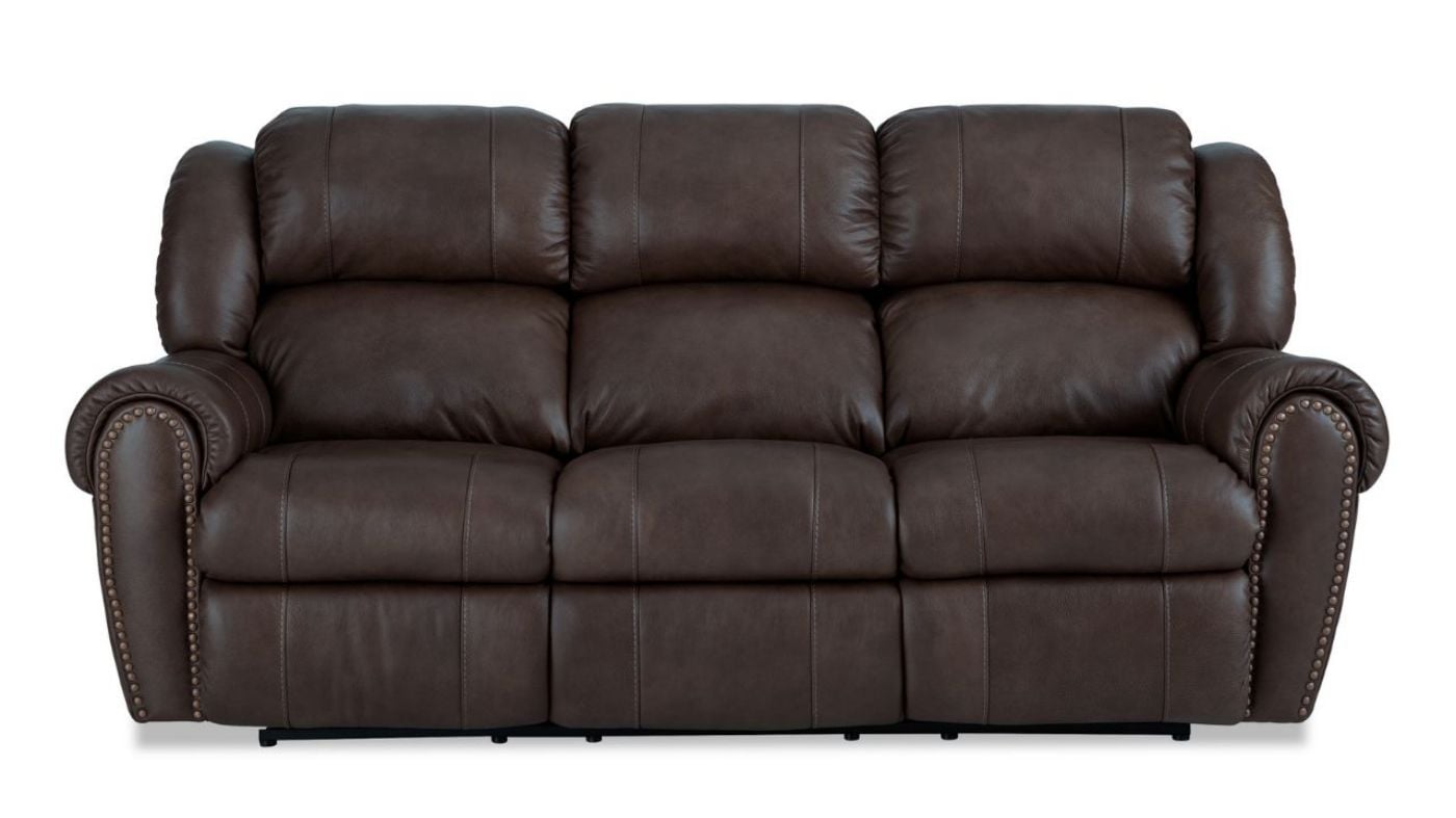 Picture of Laredo Power Leather Sofa Set - Dark Brown