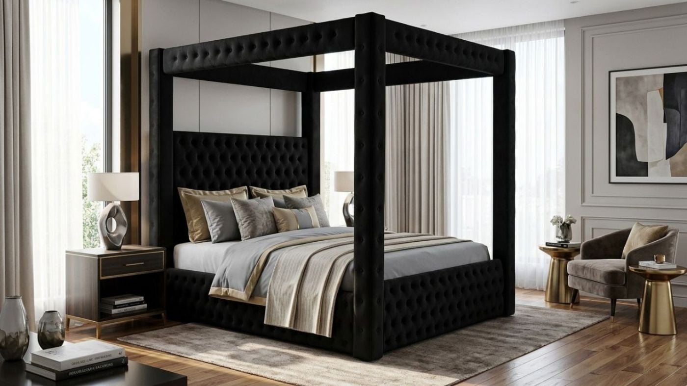 Picture of Anna King Canopy Bed
