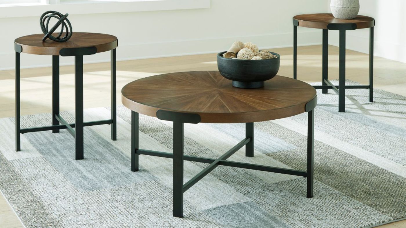 Picture of Crosstrail 3-Piece Coffee Table Set