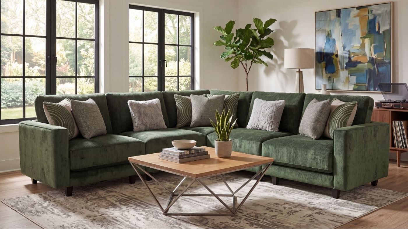 Picture of Breckenridge Sectional - Green